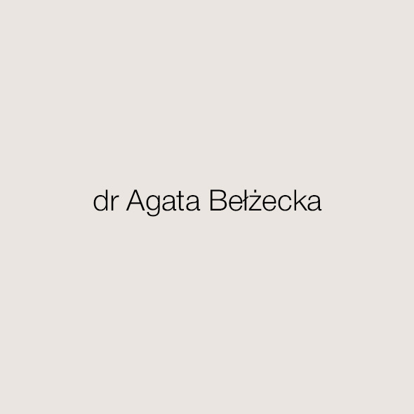 dr Agata Bełżecka